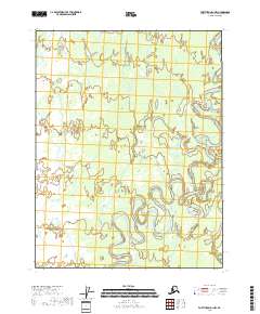 USGS Topographic Map – Fort Yukon D-1 NW
