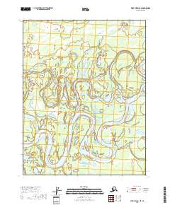 USGS Topographic Map – Fort Yukon D-1 SE