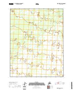 2018 Map of Fort Yukon D-2 NE, 2018 Print