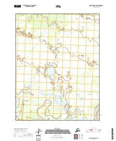 2018 Map of Fort Yukon D-2 SW, 2018 Print