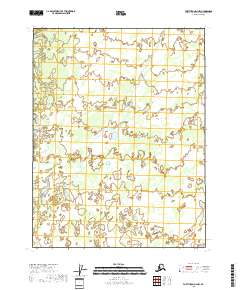 2018 Map of Fort Yukon D-3 NW, 2018 Print
