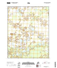 2018 Map of Fort Yukon D-3 SE, 2018 Print