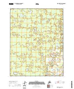 2018 Map of Fort Yukon D-4 NE, 2018 Print
