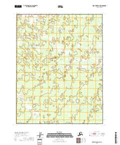2018 Map of Fort Yukon D-6 NE, 2018 Print