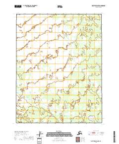 2018 Map of Fort Yukon D-6 NW, 2018 Print