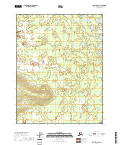 2018 Map of Fort Yukon D-6 SW, 2018 Print