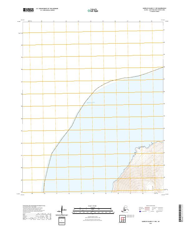 USGS Topographic Map – Gareloi Island C-1 NW