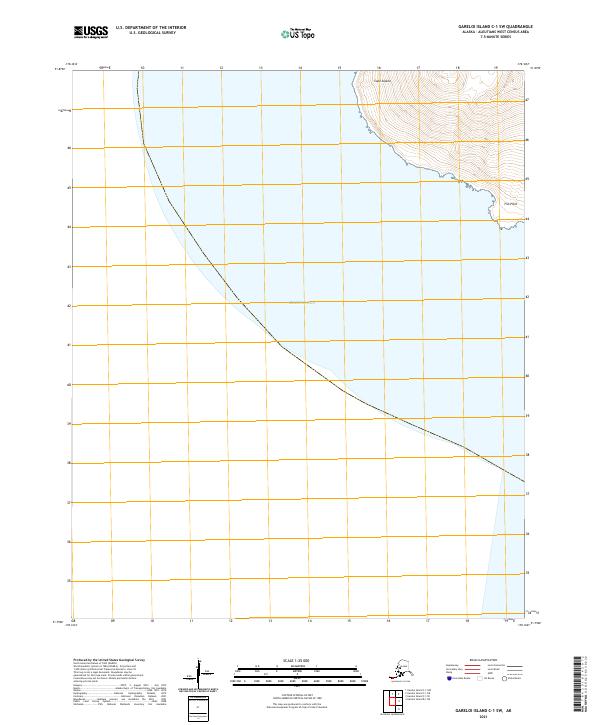 USGS Topographic Map – Gareloi Island C-1 SW