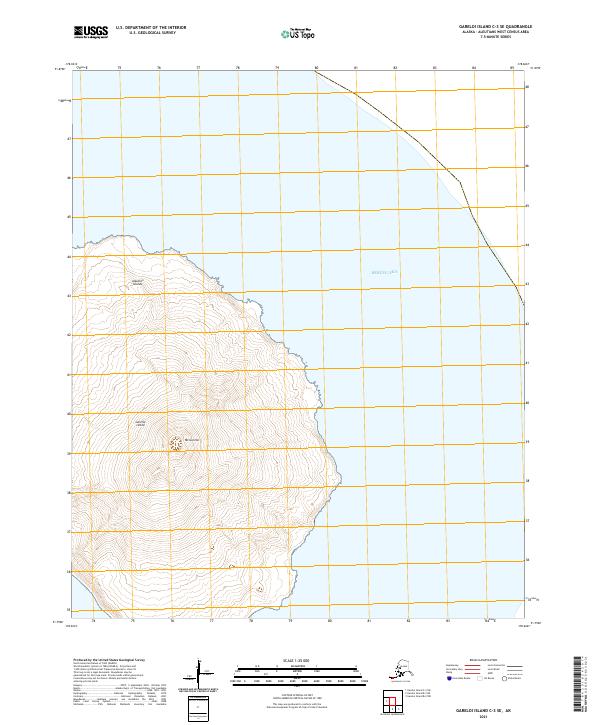 USGS Topographic Map – Gareloi Island C-3 SE