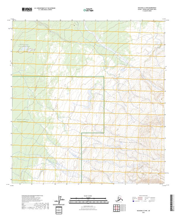USGS Topographic Map – Gulkana A-2 NW