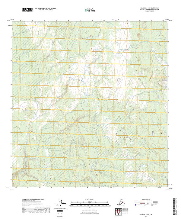 USGS Topographic Map – Gulkana A-3 SE