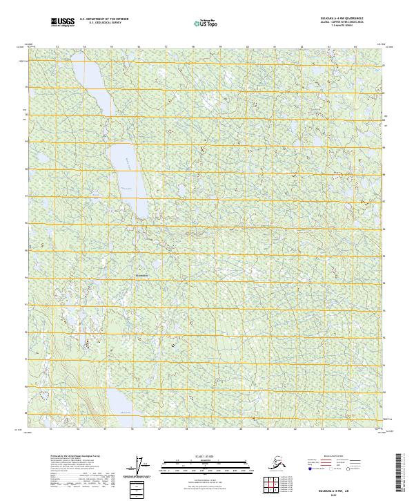 USGS Topographic Map – Gulkana A-4 NW