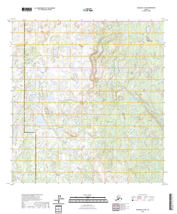 USGS Topographic Map – Gulkana A-6 NW