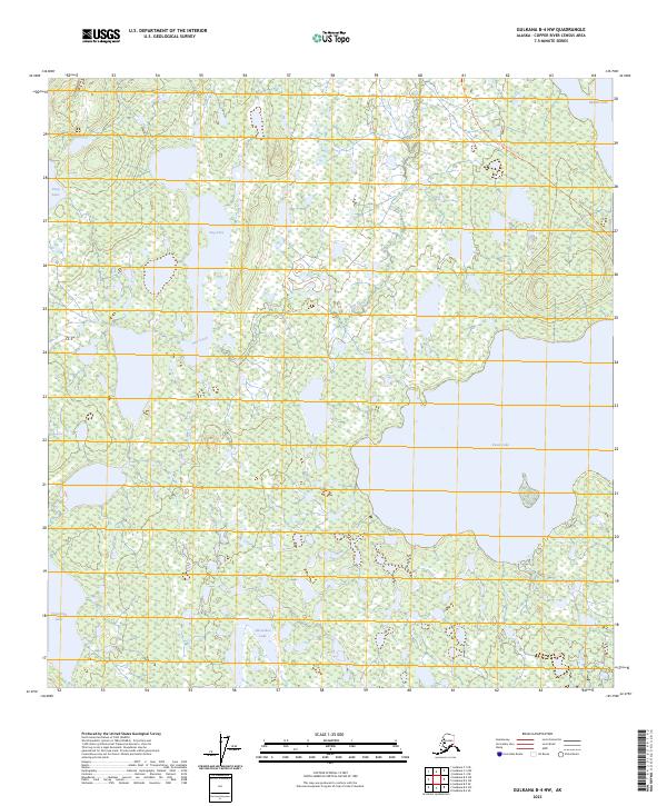 USGS Topographic Map – Gulkana B-4 NW