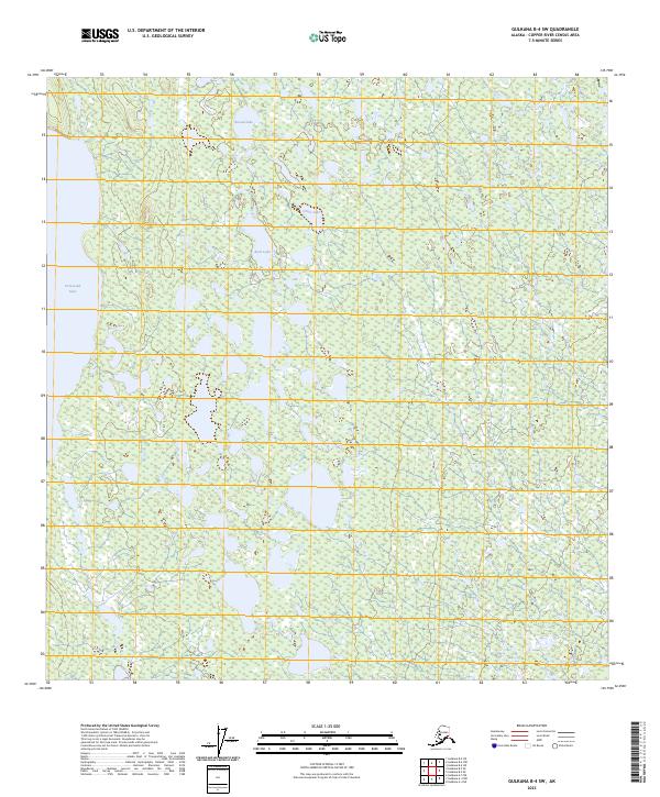 USGS Topographic Map – Gulkana B-4 SW