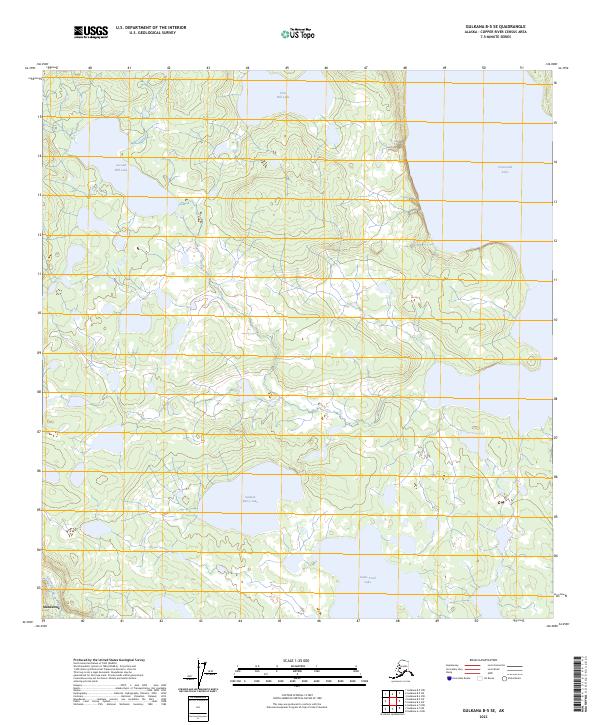 USGS Topographic Map – Gulkana B-5 SE