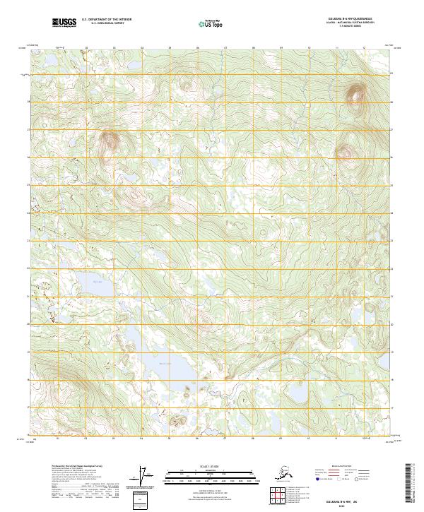 USGS Topographic Map – Gulkana B-6 NW