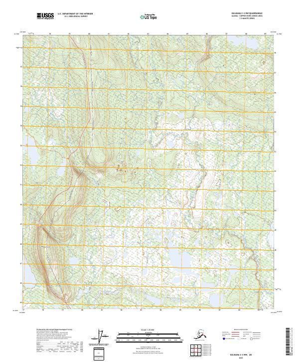 USGS Topographic Map – Gulkana C-3 NW