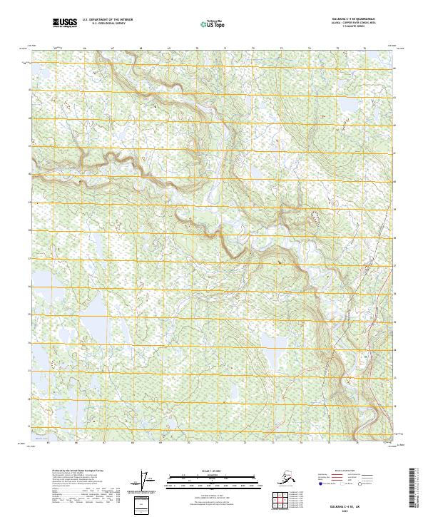 USGS Topographic Map – Gulkana C-4 SE