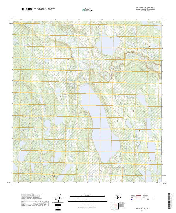 USGS Topographic Map – Gulkana C-4 SW