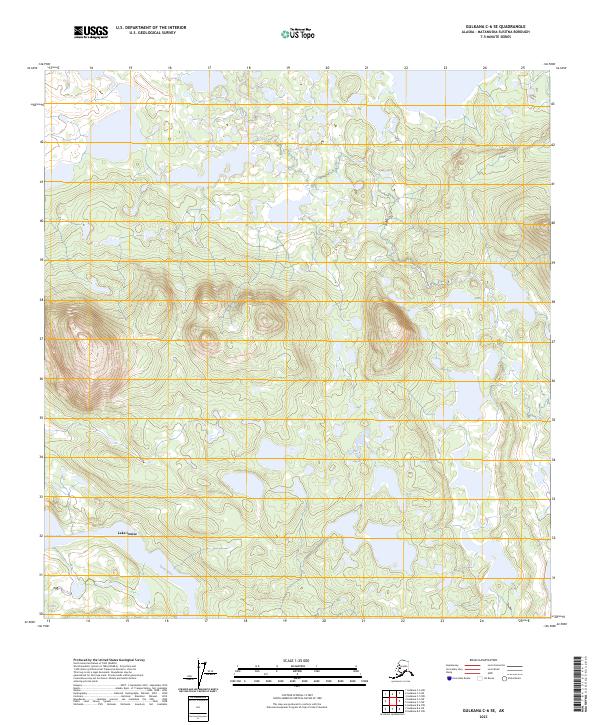 USGS Topographic Map – Gulkana C-6 SE