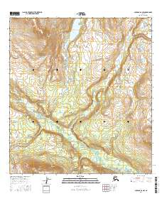 USGS Topographic Map – Gulkana D-4 NW