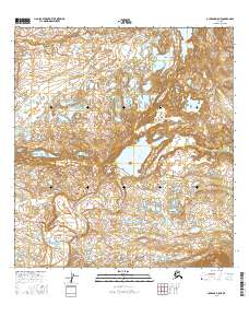 USGS Topographic Map – Gulkana D-5 NE