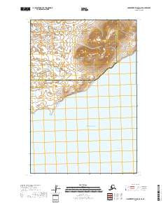 USGS Topographic Map – Hagemeister Island D-4 SE