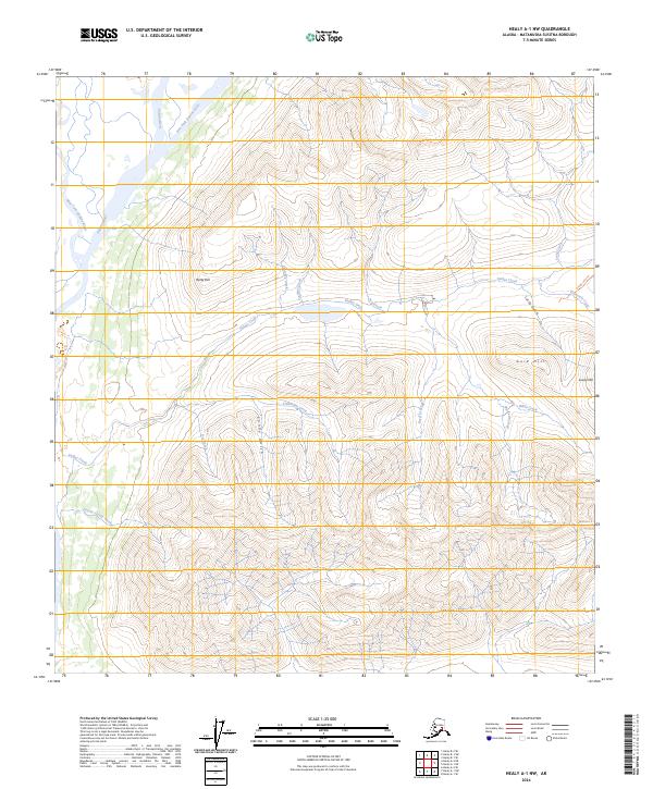 USGS Topographic Map – Healy A-1 NW