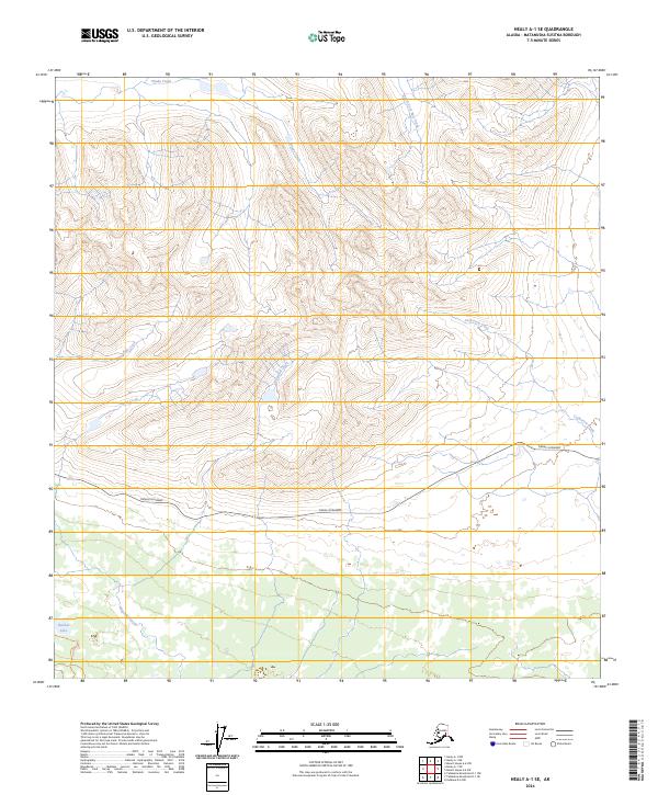 USGS Topographic Map – Healy A-1 SE