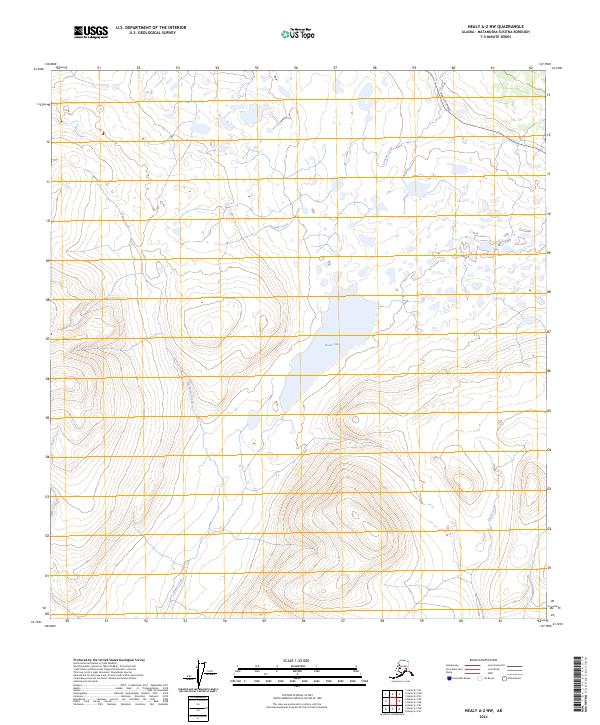 USGS Topographic Map – Healy A-2 NW
