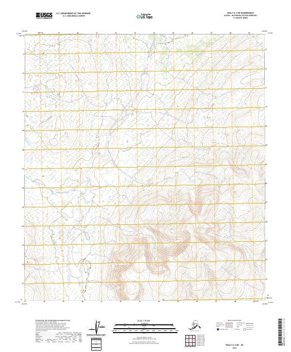 2024 Map of Healy A-3 NE, 2024 Print