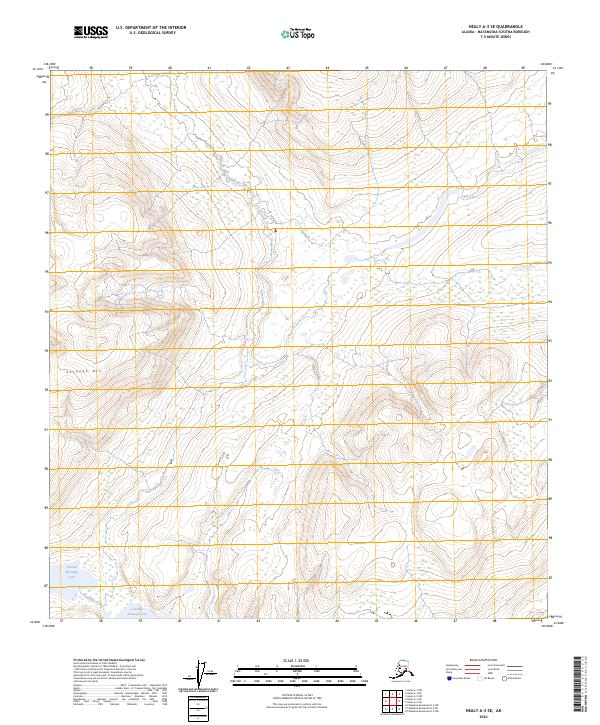 USGS Topographic Map – Healy A-3 SE