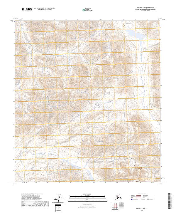 USGS Topographic Map – Healy A-4 NW