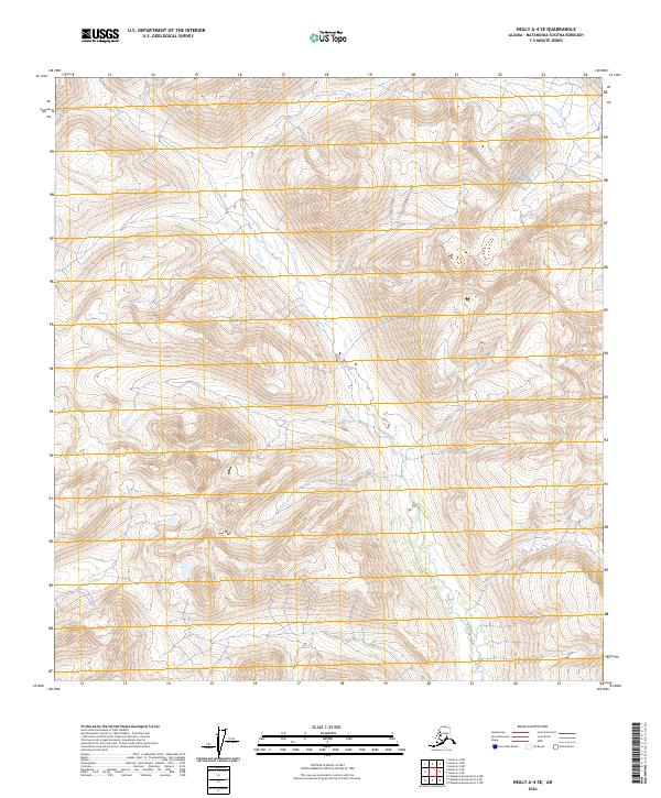 2024 Map of Healy A-4 SE, 2024 Print