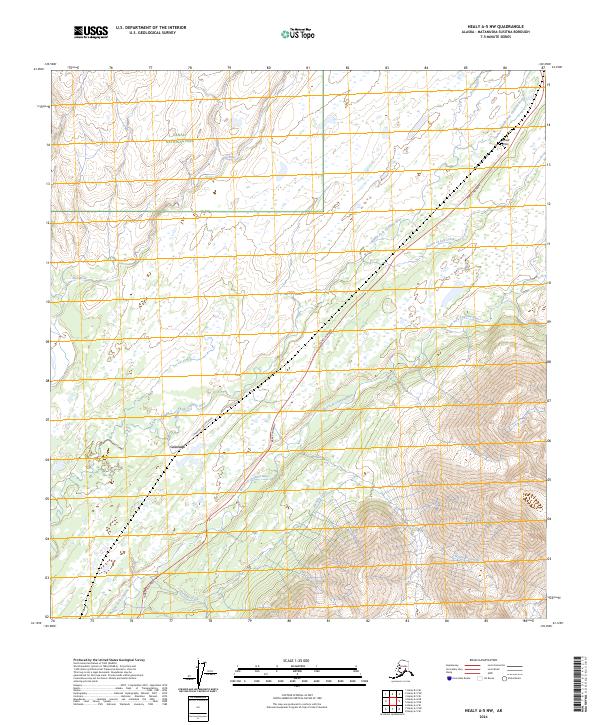 USGS Topographic Map – Healy A-5 NW