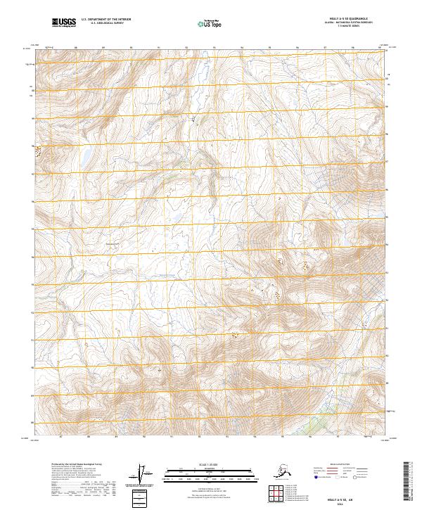 USGS Topographic Map – Healy A-5 SE
