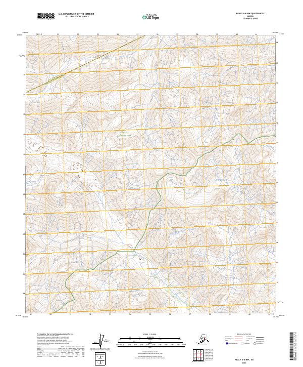 USGS Topographic Map – Healy A-6 NW