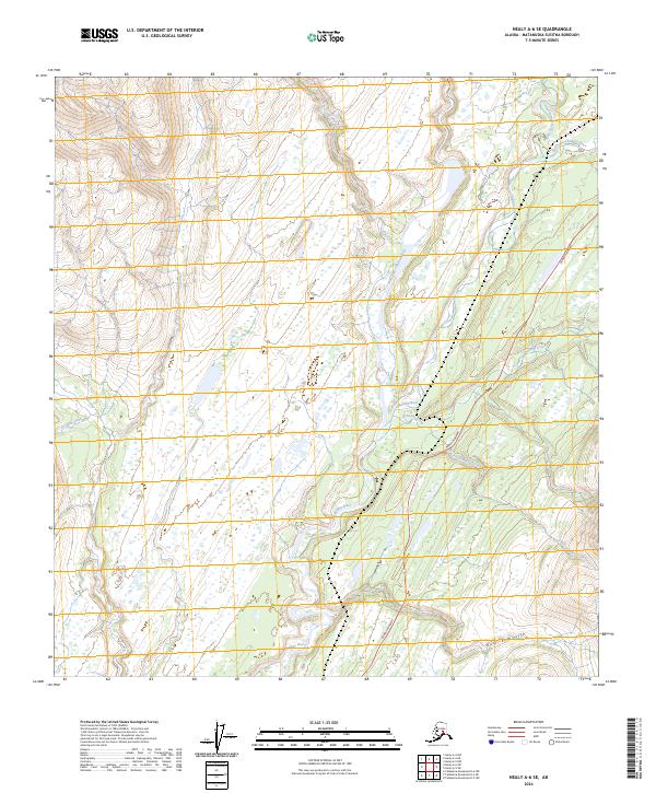 USGS Topographic Map – Healy A-6 SE