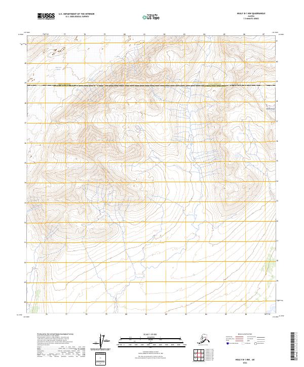 2024 Map of Healy B-1 NW, 2024 Print