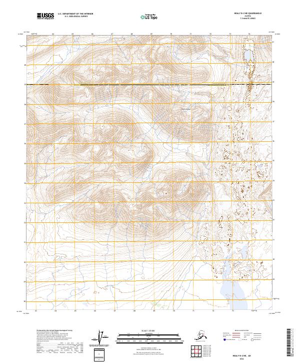 2024 Map of Healy B-2 NE, 2024 Print