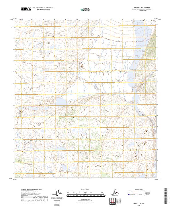 2024 Map of Healy B-2 SE, 2024 Print