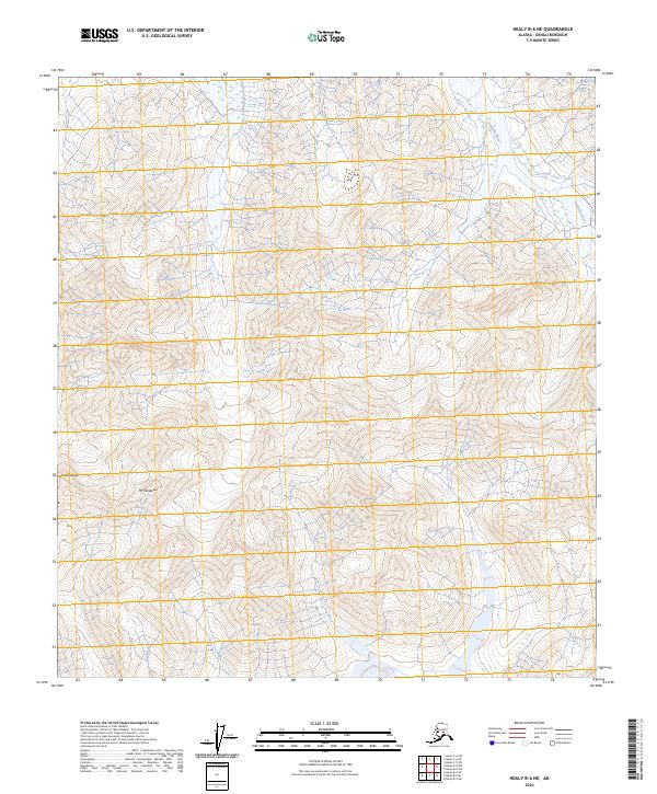 USGS Topographic Map – Healy B-6 NE
