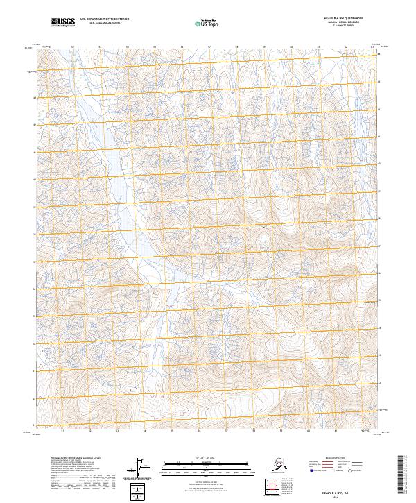 USGS Topographic Map – Healy B-6 NW