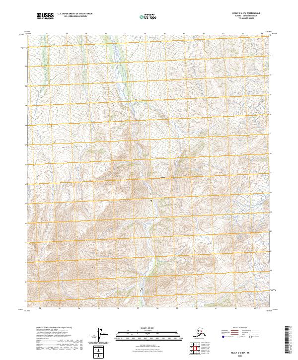USGS Topographic Map – Healy C-6 NW