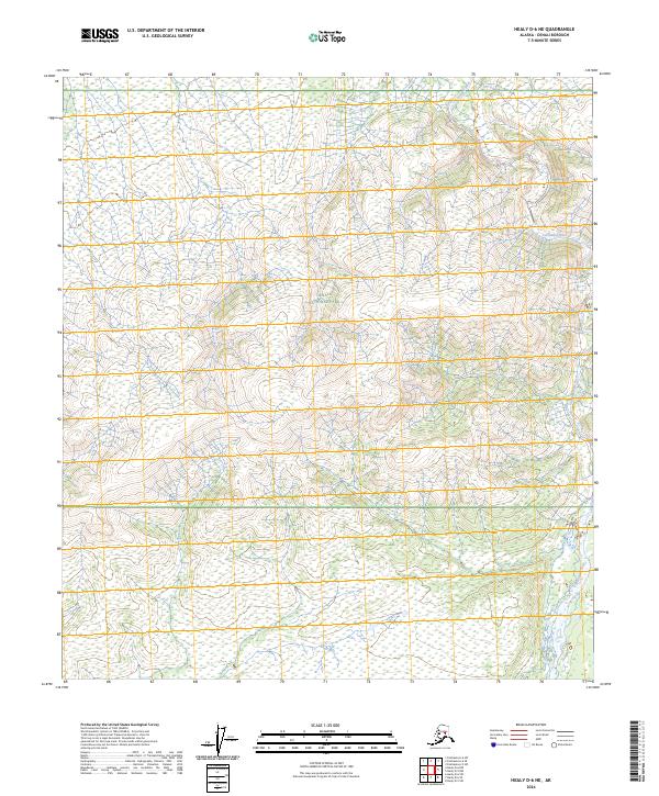 2024 Map of Healy D-6 NE, 2024 Print