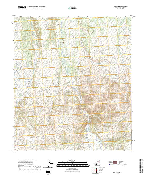 USGS Topographic Map – Healy D-6 NW