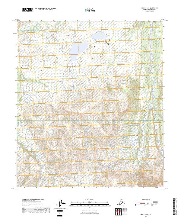 USGS Topographic Map – Healy D-6 SE