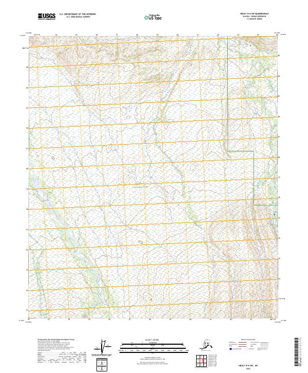 2024 Map of Healy D-6 SW, 2024 Print