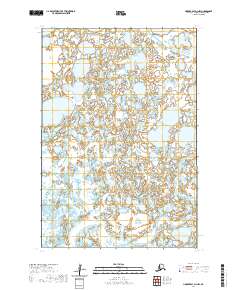 2020 Map of Hooper Bay D-1 NW, 2020 Print